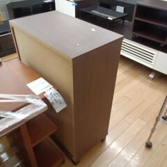 ★リユースのサカイつくば店★TK7731  シューズラック ブラウン H91×D35×W61 クリーニング済みの画像