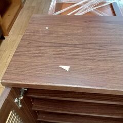 ★リユースのサカイつくば店★TK7731  シューズラック ブラウン H91×D35×W61 クリーニング済みの画像