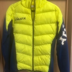 ATHLETA 中綿ウォームショートジャケット M フラッシュイエローの画像
