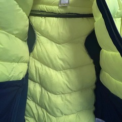 ATHLETA 中綿ウォームショートジャケット M フラッシュイエローの画像