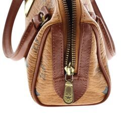 【美品】MCM（エムシーエム）ミニボストンバッグ ショルダーバッグ 2WAYの画像