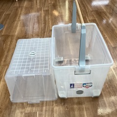 プラ衣裳ケース【町田市再生家具】１２１７の画像