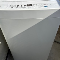 美品洗濯機　4.5キロ　2020年製の画像