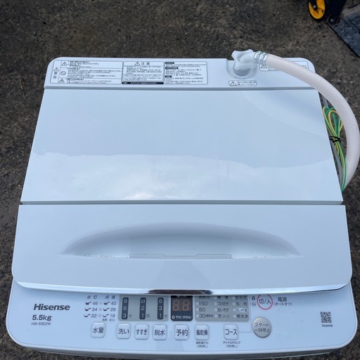 Hisense HW-55E2W 5.5kg2023年製　
通電確認済み　 洗濯機 6-50