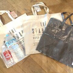 ビニールトートバッグ3枚セット　未使用の画像