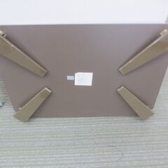 ■ニトリ　折りたたみテーブル　ブラウン　№6の画像