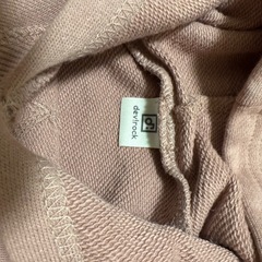 devirock スウェット　ワンピース　ピンク　フード付きの画像