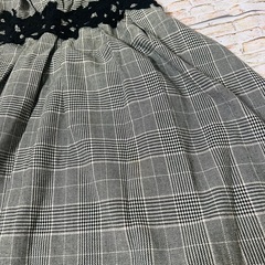 【tocco・泉里香着用】グレンチェックワンピース　膝丈　Mサイズの画像