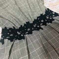 【tocco・泉里香着用】グレンチェックワンピース　膝丈　Mサイズの画像