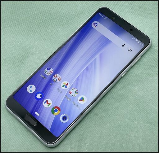 中古 アクオス AQUOS sence3 plus SHV46 ホワイト (au 〇判定) SIM