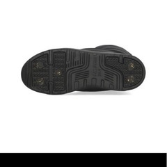 ブラック スノーブーツ 防水 防寒 ウィンターブーツ 冬用　子供靴　ブーツ　防滑　ガラス配合　幅広　３Eの画像