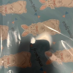 うさぎ柄お盆🐇の画像