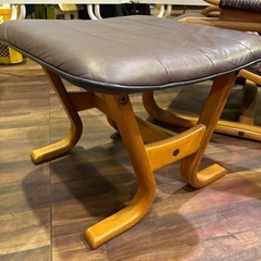 【バナナ苫小牧】富士ファニチャー　パーソナルチェア　オットマン付きの画像