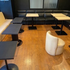 店舗用　ソファ　テーブルの画像