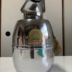  孔雀印 グランドポット ステンレス製 No.9000 昭和レトロ【D35】の画像