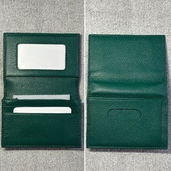 財布  二つ折り メンズ パスケース 小銭入れ ファスナー 定期入れ 新品未使用の画像