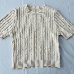 【美品】半袖ニットの画像