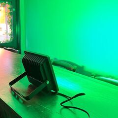 LED照明（２０種色）　リモコン付　室内外飾り照明の画像