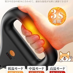 犬 リード 発熱式 【業界初】 犬用リード 3S急速発熱 ハンドウォーマーの画像