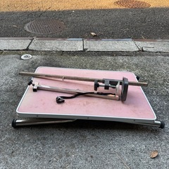 トリミングテーブル　折りたたみ　アーム付きの画像