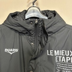 フード付きベンチコート黒　140cm  
の画像