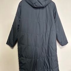 フード付きベンチコート黒　140cm  
の画像
