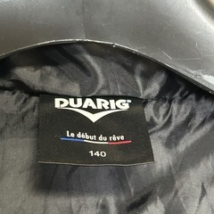 フード付きベンチコート黒　140cm  
の画像