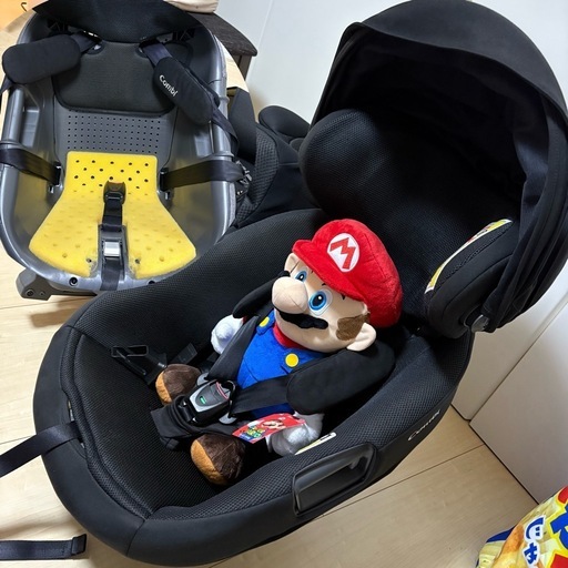 【16日受渡予定】5万円off✨コンビ ホワイトレーベル THE S plus ISOFIX エッグショック ZB-750