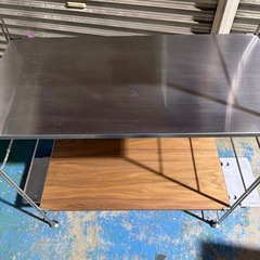 無印 スチールユニットシェルフ・スチール棚・オークセットの画像