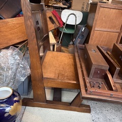 難あり　カリモク　正方形リビングこたつ　椅子4つの画像