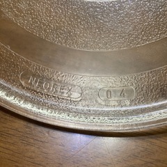 NEOREX　電子レンジ用ガラス回転皿　ターンテーブル　直径26センチの画像