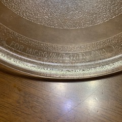 NEOREX　電子レンジ用ガラス回転皿　ターンテーブル　直径26センチの画像