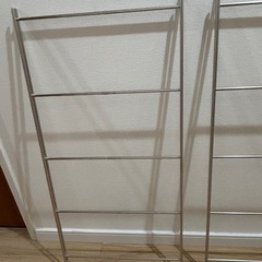 無印良品 ステンレスユニットシェルフ 追加用帆立 小　3点セット の画像