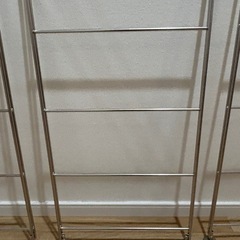 無印良品 ステンレスユニットシェルフ 追加用帆立 小　3点セット の画像