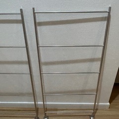 無印良品 ステンレスユニットシェルフ 追加用帆立 小　3点セット の画像