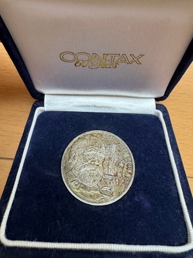 コンタックス CONTAX 60周年記念銀貨 ケース付き