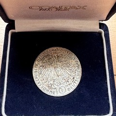 コンタックス　CONTAX　60周年記念銀貨　ケース付きの画像