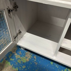 【12/22販売済HH】テレビ台 木目 コンパクト 一人暮らし 軽量 収納 25L 北TO1の画像