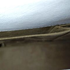 ホワイトゴールド　オーストリッチレザー ハンドバッグの画像