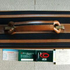 ACE　アタッシュケース　ビジネスバッグ　鍵　説明書付き　書類カバン　B４サイズOK　美品　レトロの画像