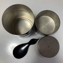  銅製 茶筒【D36】の画像
