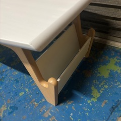 ローテーブル 収納付 ホワイト 白 一人暮らし コンパクト 25L 北TO1
の画像