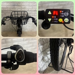 🌸ブリヂストン 電動自転車 HYDEE.Ⅱ新基準 子供のせ大容量8.7Ah☆完成車配送☆美品☆室内保管☆d2008の画像