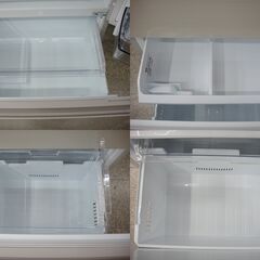 美品 東芝 356L 3ドア 冷蔵庫 GR-W36SV 2025年製 右開き ベジータ グレインアイボリーの画像