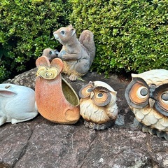 庭園オブジェ、置物、植物
の画像