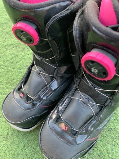 スノーボードブーツ 25㎝ ボア MORROW BOA ピンク ブラック