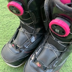 スノーボードブーツ　25㎝　ボア　MORROW BOA ピンク ブラックの画像