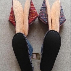 あったかボアスリッパ　3足まとめての画像