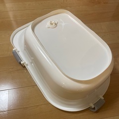 （受け渡し者決定）ベビーバス  　ネット付きの画像