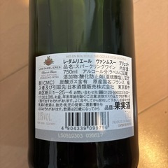 スパークリングワイン、スパークリングフルーツジュースの画像